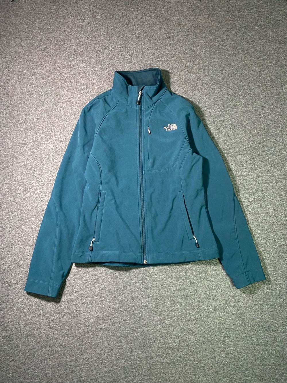 The North Face Womens Apex Bionic Softshell Jacket Teal Blue Small S